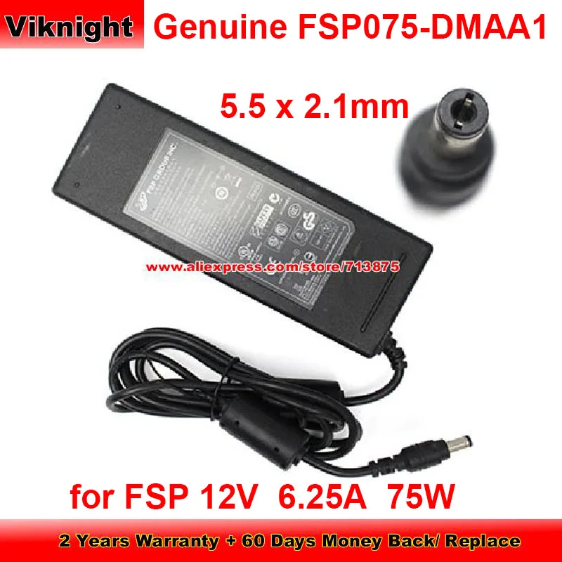 Genuine FSP075-DMAA1 AC Adapter 12V 6.25A 75W Charger for Polycom GROUP SERIES 500 VIDEO CONFERENC CTS-EX60-K9 FSP075-DIBAN2