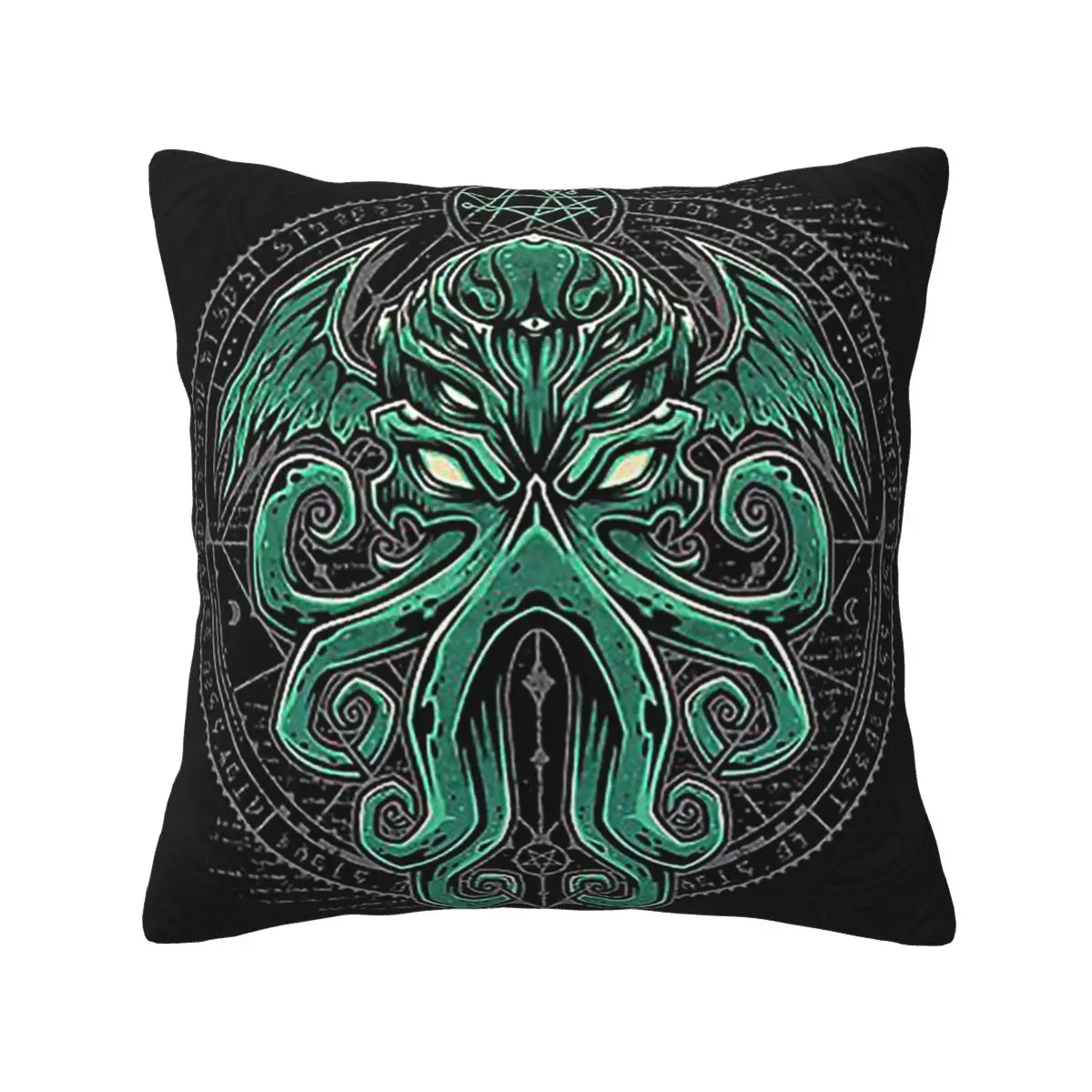 Lovecraft Great Cthulhu Square Pillowcase Pillow Cover Cushion Decor Comfort Throw Pillow for Home Living Room