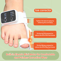 Bunion Corrector Adjustable Hallux Valgus Big Toe Corrector Electric Vibration Massage Straightener Adjustable Toe Correction