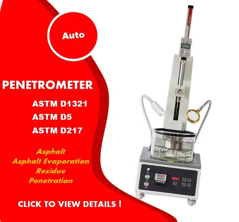 Penetration Test Equipment for Asphalt / Bitumen Automatic penetrometer for sale