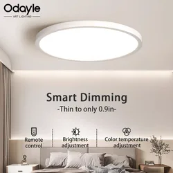 Ultra Thin LED Ceiling Light Intelligent APP Remote Control Dimming Light Living Room Bedroom Study Indoor Lighting Fixtures