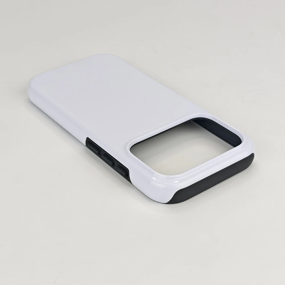10 szt. 2 w 1 Puste etui z folią do sublimacji 3D na iPhone 17 17Pro 17 Air 17 ProMax 16 do druku termotransferowego, wytrzymała tylna obudowa — zdjęcie produktu 3