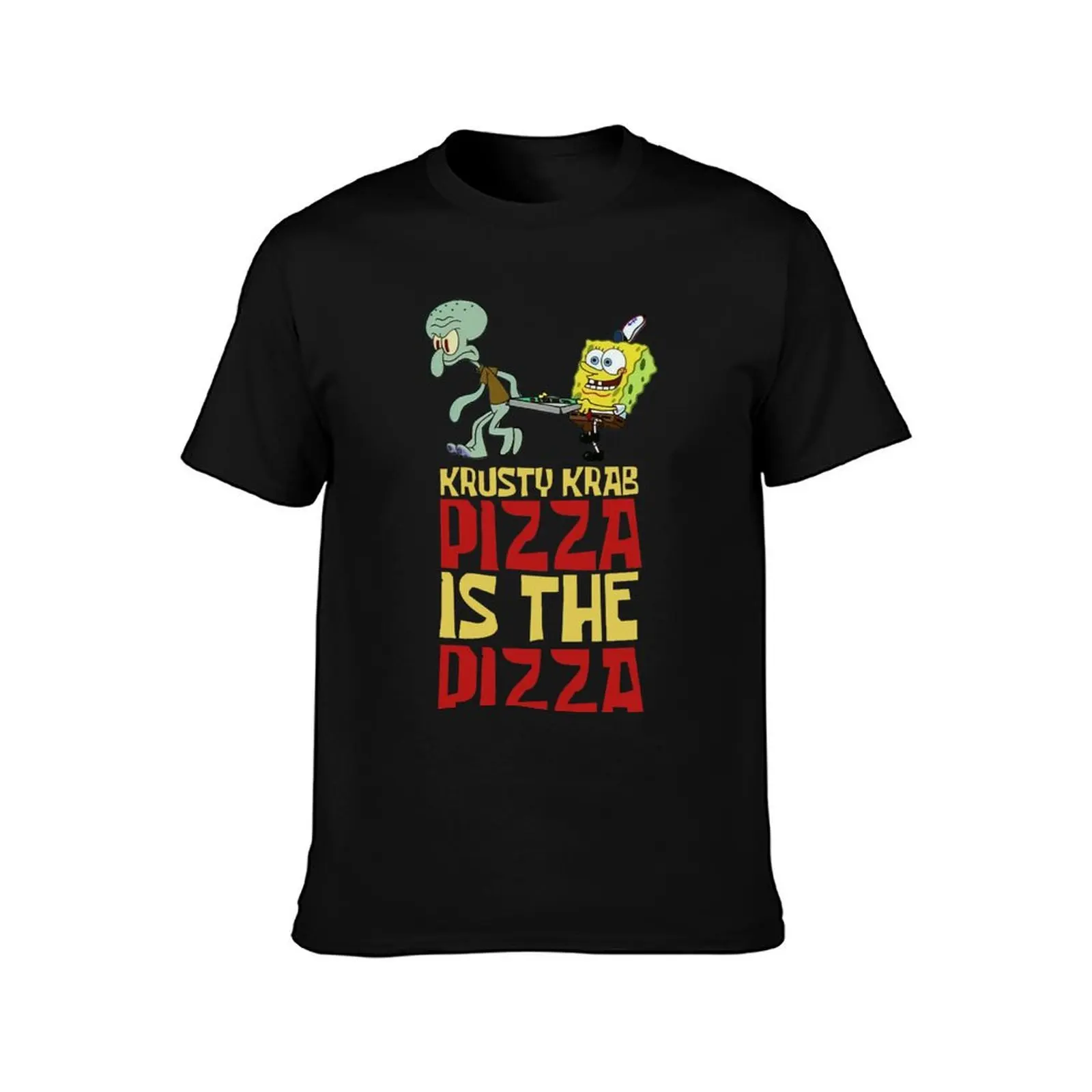 Krusty Krab Pizza T-Shirt Copy.png T-Shirt graphic t shirts heavyweights plain street wear black t shirts for men