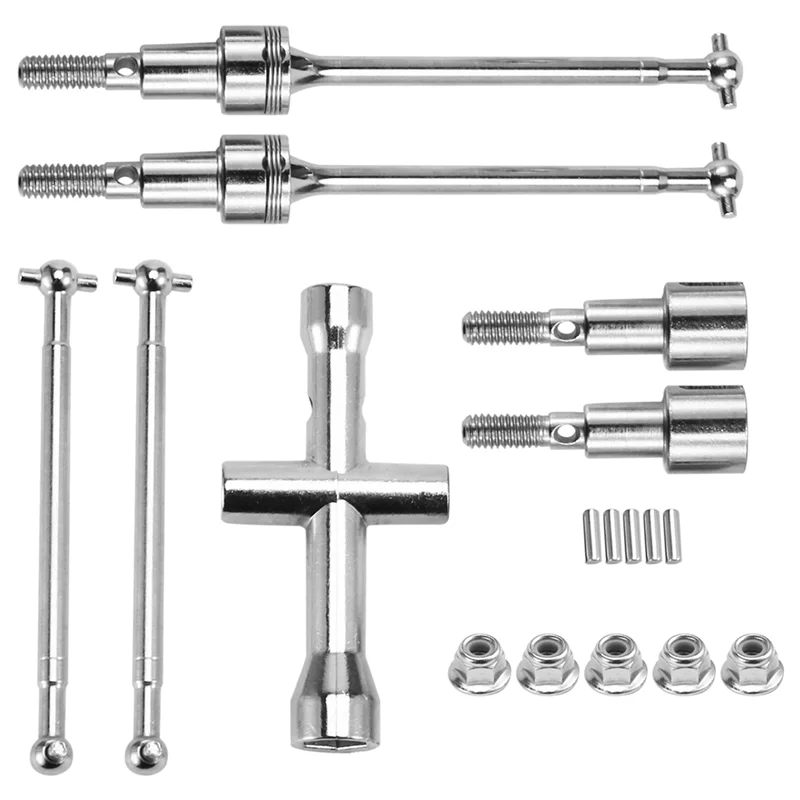 الصلبة الأمامي والخلفي محرك رمح CVD Dogbone أطقم مجموعة ل 1/16 SCY فرش 16101 16102 16103 برو 201 16101-6312