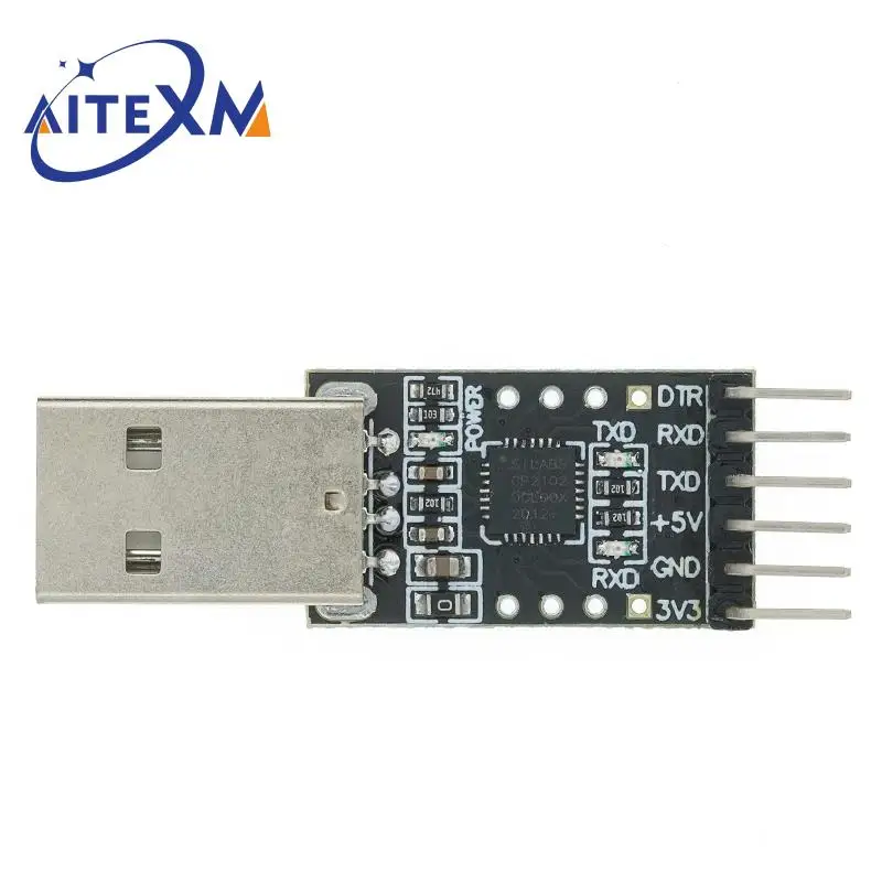 CP2102 USB 2.0 to UART TTL 5PIN Connector Module Serial Converter STC Replace FT232 CH340 PL2303 CP2102 MICRO USB for Aduino