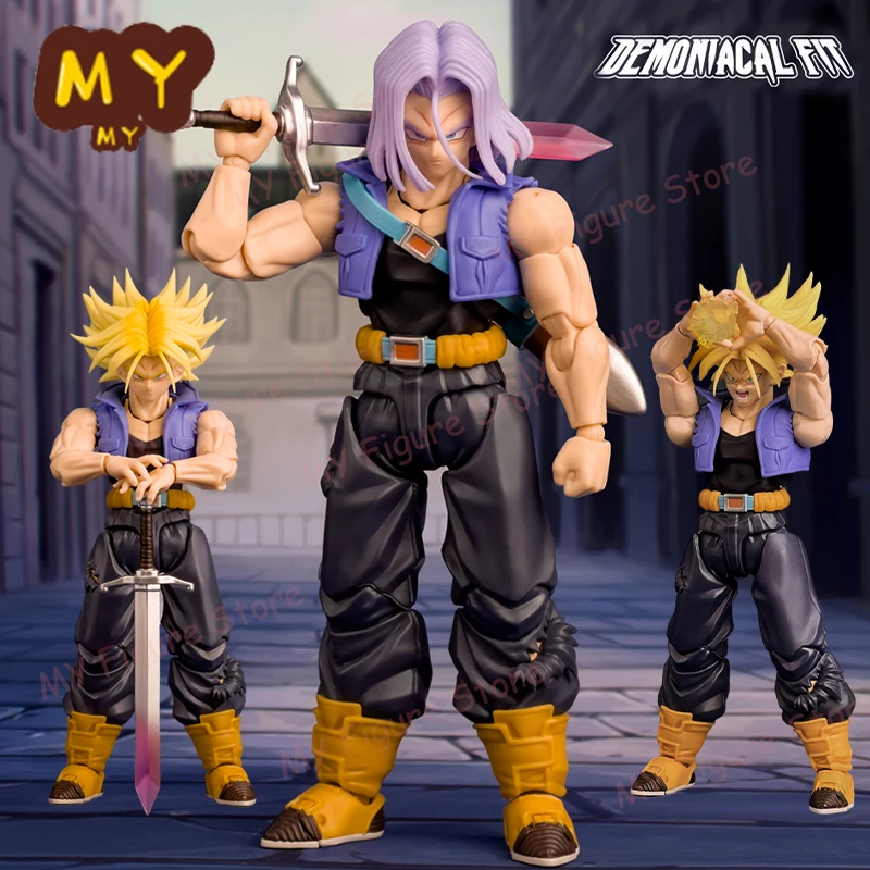 

Demoniacal Fit Dragon Ball Z SHF Super Saiyan Trunks The Boy From The Future Son of Tomorrow Anime Action Figure Model Toy Gift