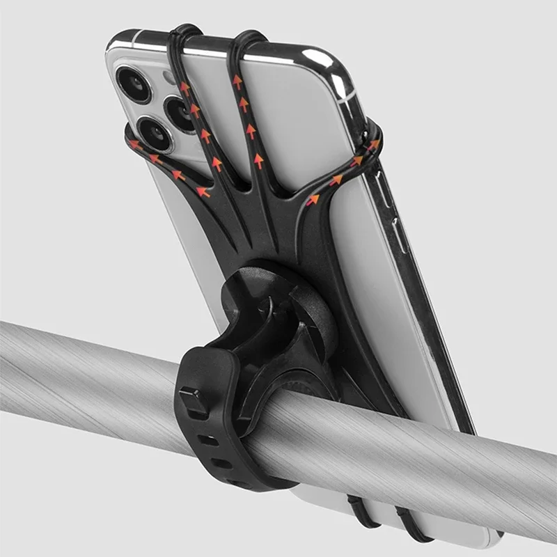 Soporte Universal para teléfono móvil para cochecito de bebé, cochecito giratorio multifuncional, soporte para teléfono de Gel de sílice, accesorios para cochecito