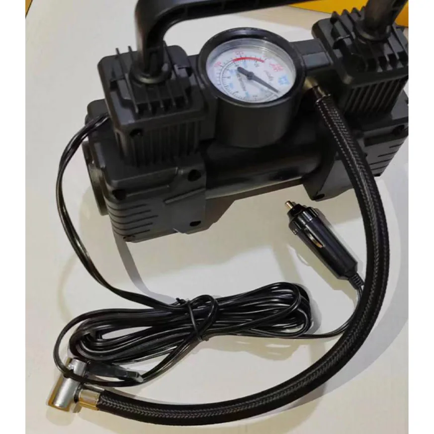 Heavy-Duty Portable High-Performance Car Tire Inflator, Electric Pump, Air Compressor, Tire Inflator – 12V