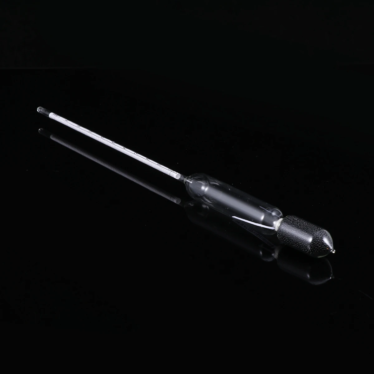 2Pcs Glass Hydrometer Floating Densitometer Accurate Aquarium Salinity Temperature Meter for Fish Tank Testing Measurement