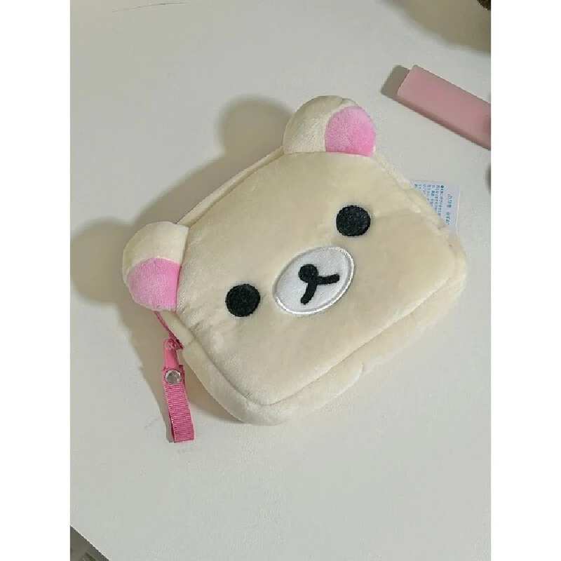 Cute Cartoon Anime Japanese Rilakkuma Doll Classic Cartoon Rilakkuma Coin Purse Miscellaneous Storage Small Bag Gift