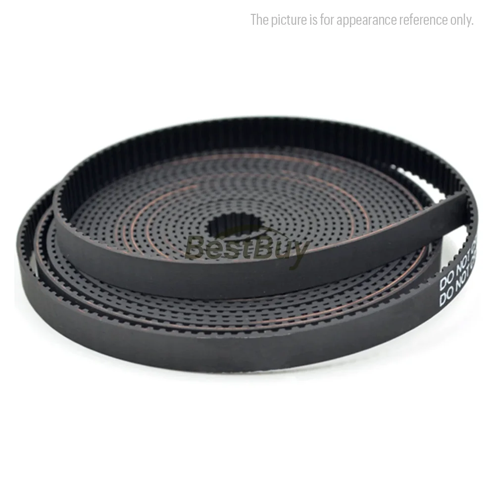 MXL Open Timing Belt Trapezoid Synchronous Pulley 4.8/6/10/12 Width 7m Pitch 2.032mm Rubber Neoprene Fiberglass T2MXL
