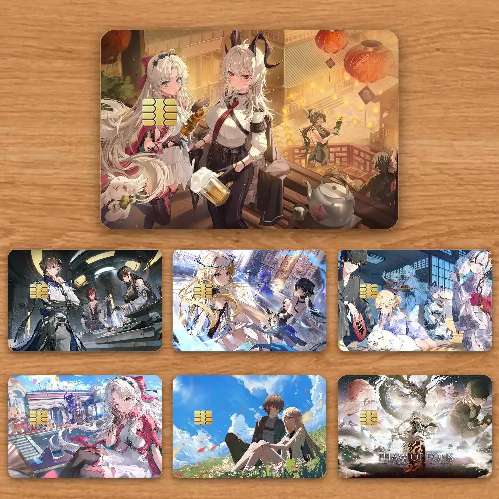 

Game Wuthering Waves Credit Card HD Stickers Game Card Decal Card Matte Film Skin Small Chip Waterproof Sticker