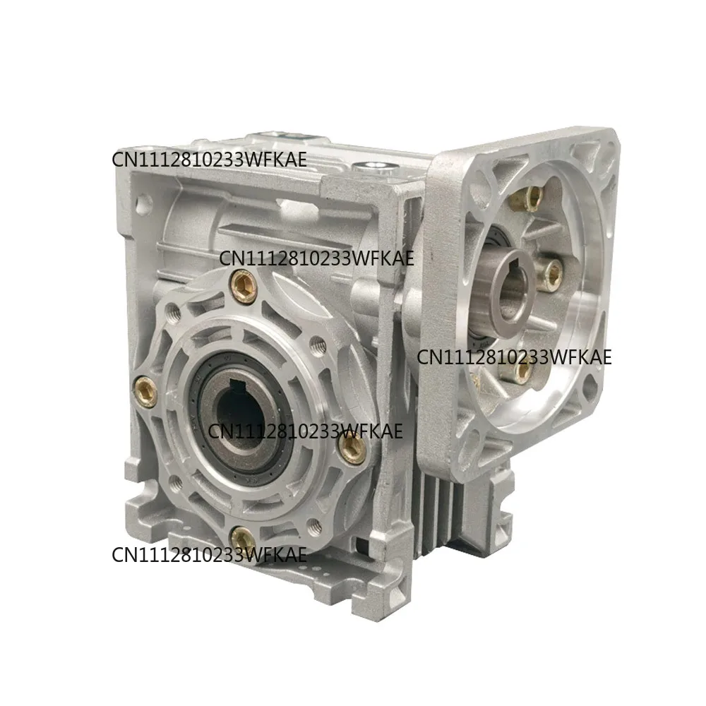 NMRV40 RV040 Speed Reducer Worm DC Motor Gearbox 18mm Output 5:1-100:1 Worm Gearbox Speed Reducer for NEMA 34 Motor
