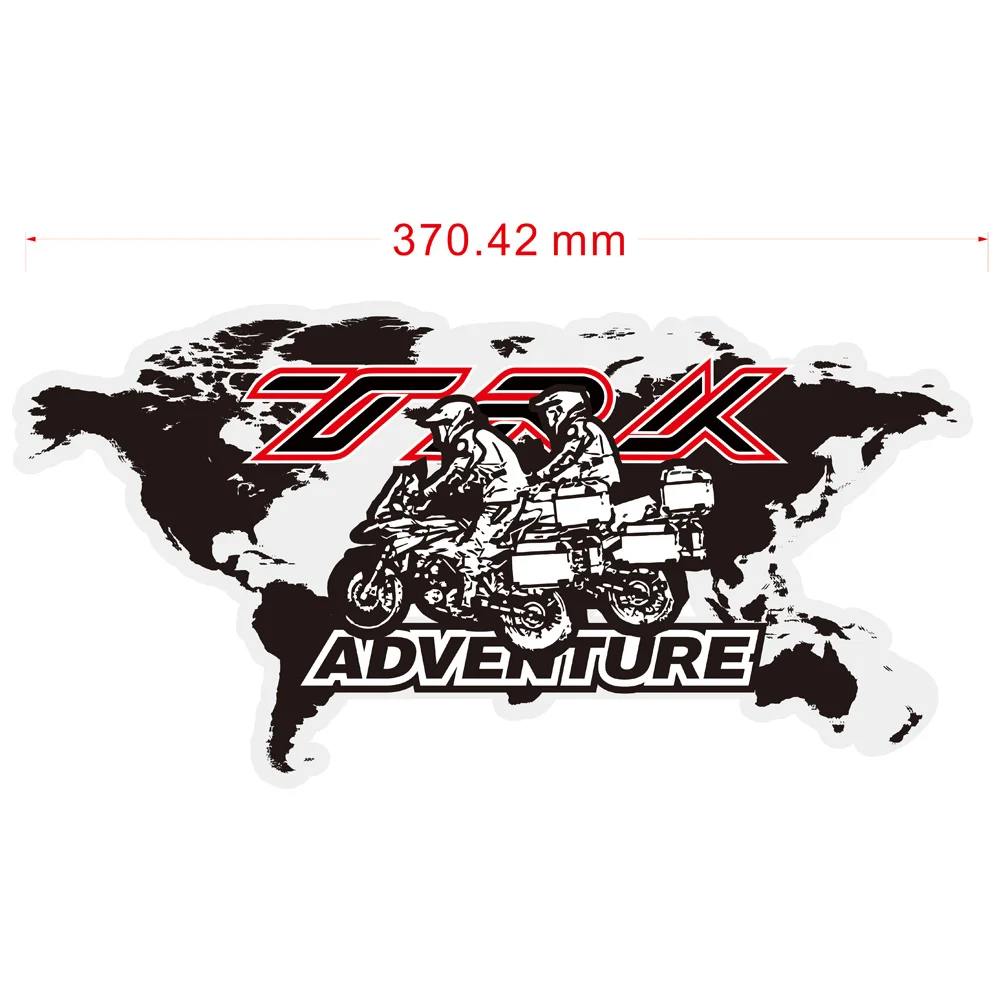 For Benelli TRK502 TRK 502 TRK502 Motorcycle Tank Pad Luggage Cases Stickers Panniers  Decals Adventure