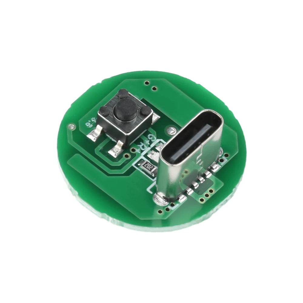 5W 10W Strong ไฟฉายบอร์ด DIY แผงวงจร Type-C พอร์ตชาร์จแบบบูรณาการชาร์จและคายประจุโมดูล