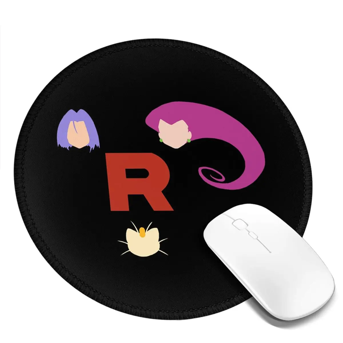 

Круглый коврик для мыши с логотипом команды Rocket Letter R, коврик для клавиатуры и мыши, коврик для геймеров, коврик для ноутбука, коврик для офисного стола