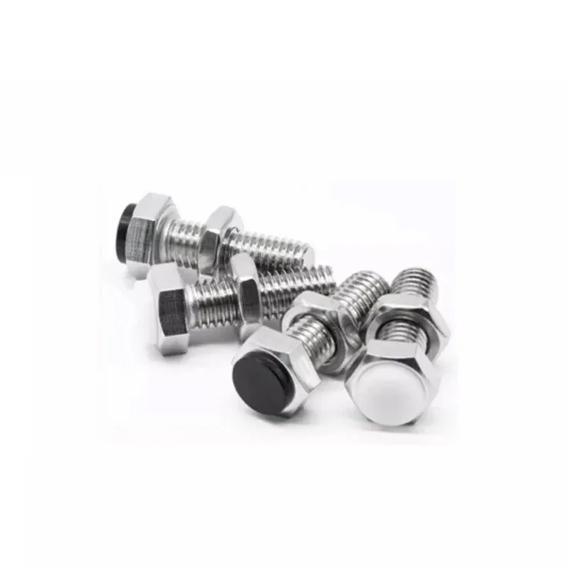 

Hexagonal Stop Bolt With Polyurethane Buffer On The Head For Machinery M3 M4 M5 M6 M8 M10 M12