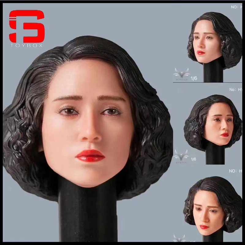 Hongyi HY001 1/6 Scale Anita Mui Head Sculpt Carving Model Fit 12-inch Female Soldier PH TBL Action Figure Body Dolls