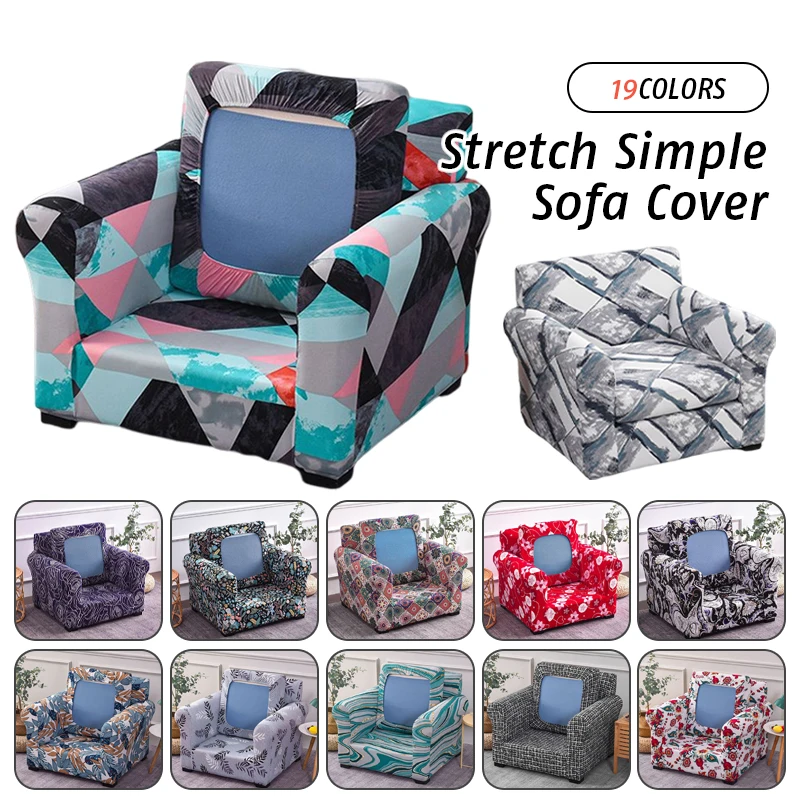 

Elastic Sofa Cover Seat Cushion Cover All inclusive All Season Universal Cover Sofa Cushion Cover Washable Print Slipcovers