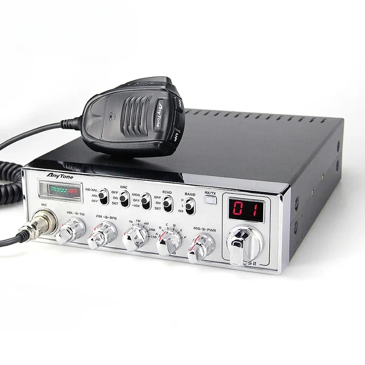 AnyTone ARES II AM FM SSB CB Radio 24.715-30.105 MHz High Power Best CB Radio Manufacturers