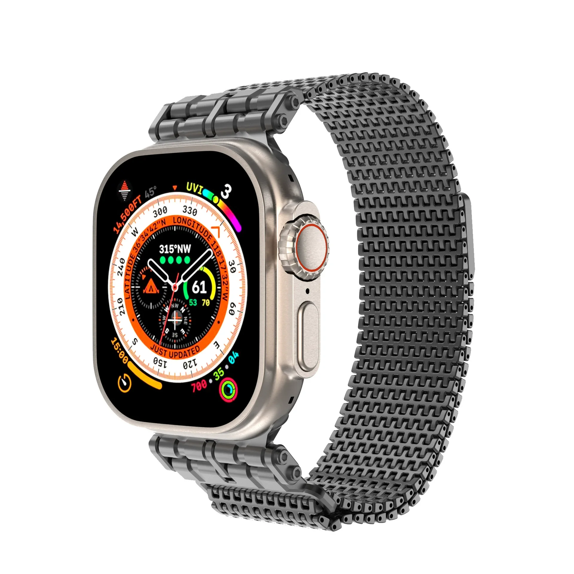 

Compatible With The New Apple Watch Stainless Steel Strap IPultra Iwatch Strap