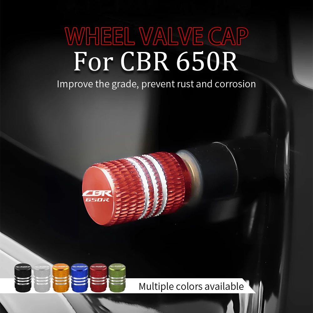 

Motorcycle Tire Valve Cover Aluminum Alloy CBR 650 R 2023 for Honda CBR650R CBR650 650R Accessories 2019 2020 2021 2022 2024