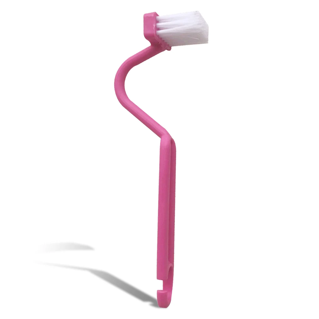 Color Random V-type Plastic Recycled Toilet Brush with Non-slip Handle Hanging Brushes Scrubber Cleaning Tools Accessory