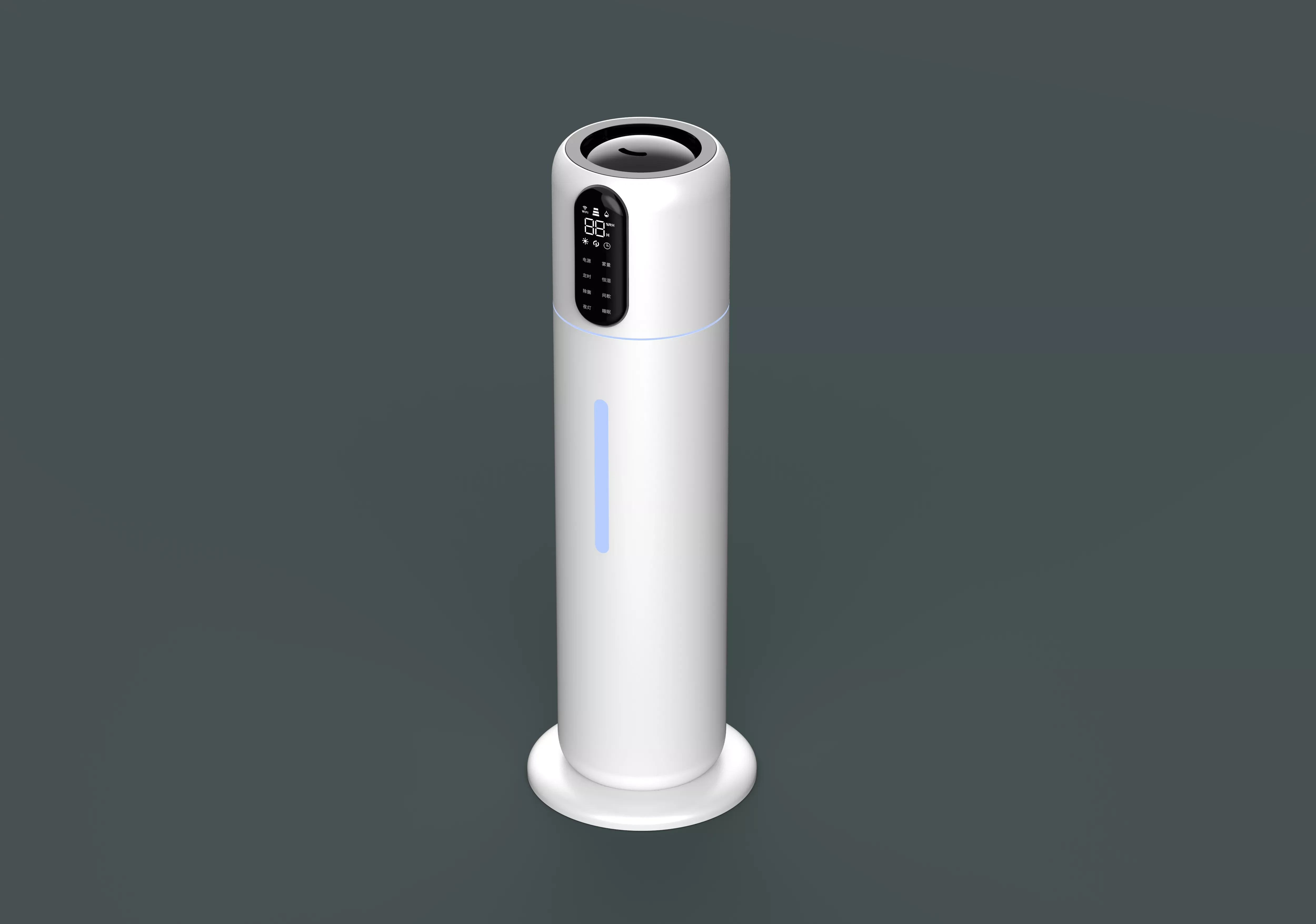 9L Floor Standing with Color Night Light  Home & Room Warm Steam and Cool Mist UV Ultrasonic Air Humidifiers