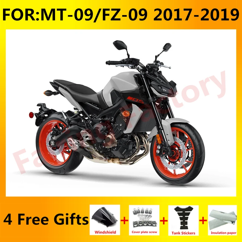 

New ABS Motorcycle Whole Fairings Kit fit for MT-09 17 18 19 MT 09 FZ-09 FZ 2017 2018 2019 Bodywork fairing kits set white black