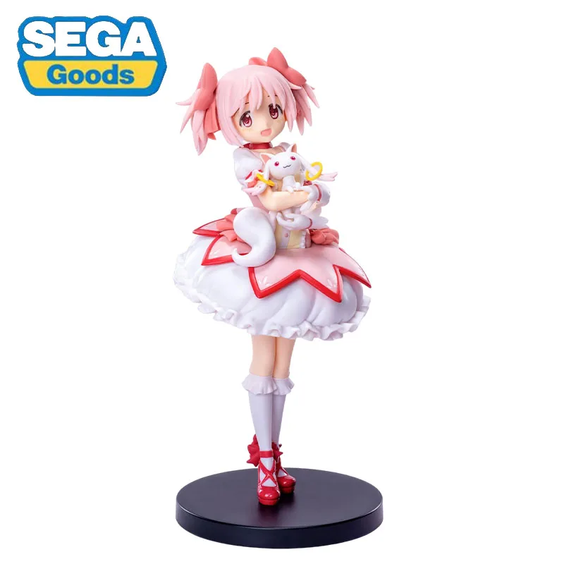 Original SEGA Puella Magi Madoka Magica Madoka Kaname incubadora 24CM figura de Anime figura coleccionable estatuilla modelo muñeca ornamento regalo