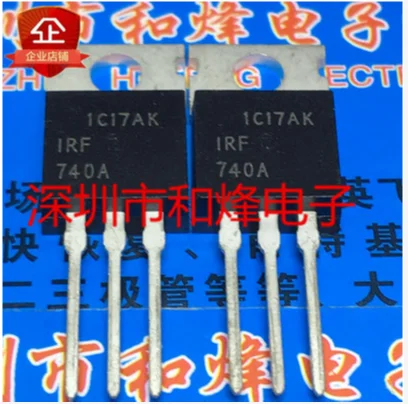 30PCS 50PCS IRF740A  TO-220 400V 10A