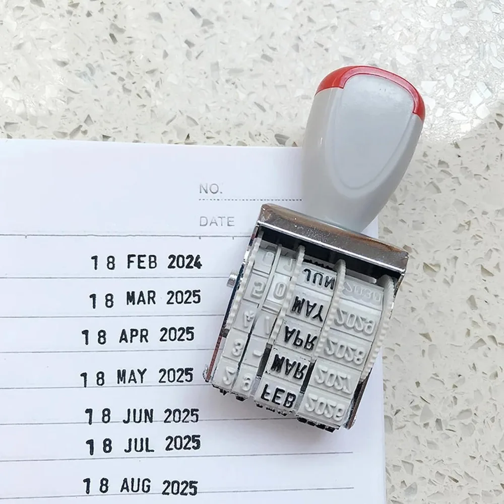 Rubber Stamp Line Dater – Rotating Date Stamp for Office, Scrapbooking & Document Authentication