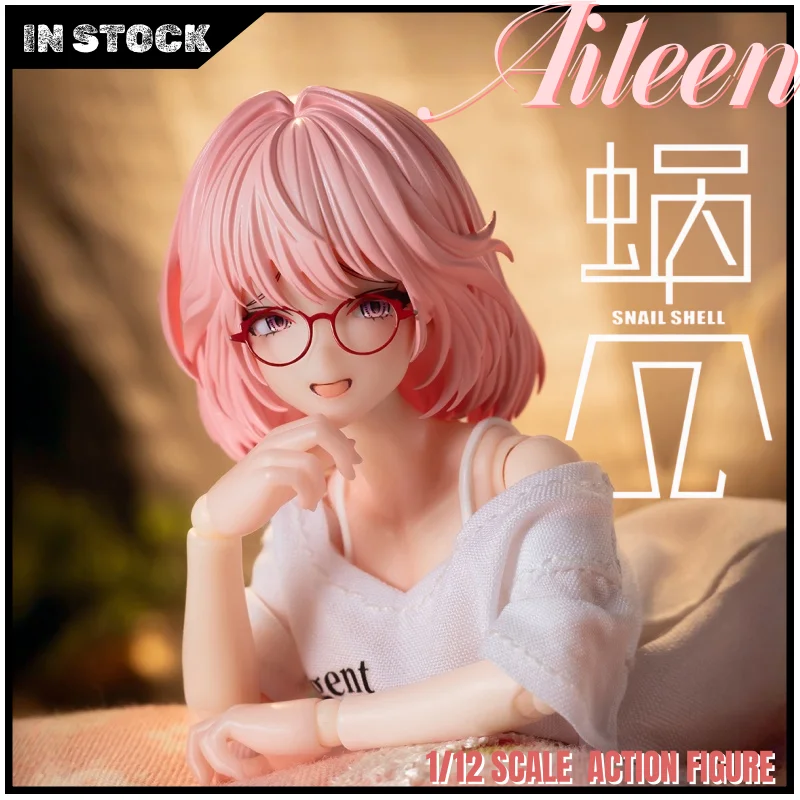 

In Stock Snail Shell RA-01L 1/12 Scale Aileen Holiday Leisure Lounge Wear Action Figure Movable Joint Collectible Toy Doll Gift