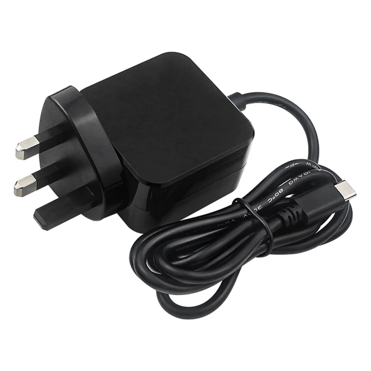 For Raspberry Pi 5 Power Supply PD 27W 5.1V 5A USB Type C Charger Power Adapter for RPI 5 Pi5 Accessories - UK Plug