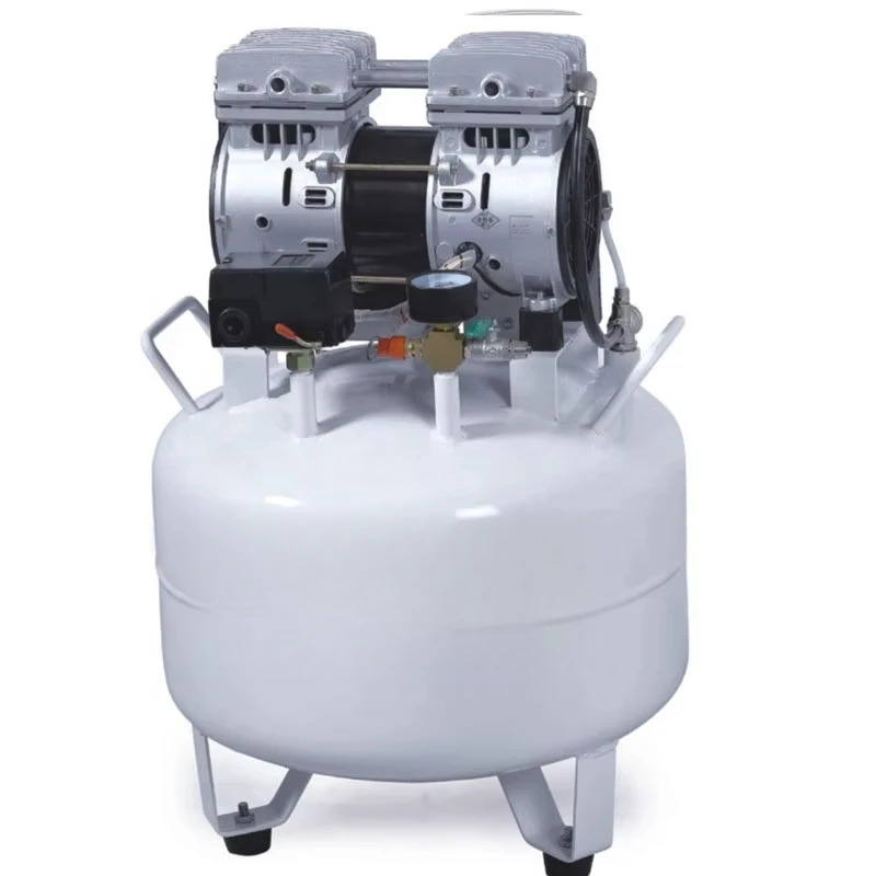 32L High Quality Portable 100% Oil Free Piston Dentistry Vertical Air Compressor Silent 220V Air Compressor