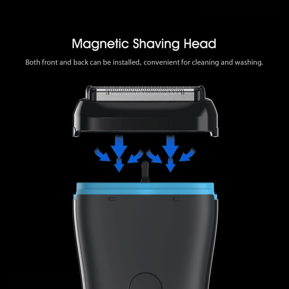 Youpin Smate Electric Shaver Men For Razor Mijia 3 Blades Fast Charge Washable Shaver Portable 7000R/Min Magnetic Cutter Head