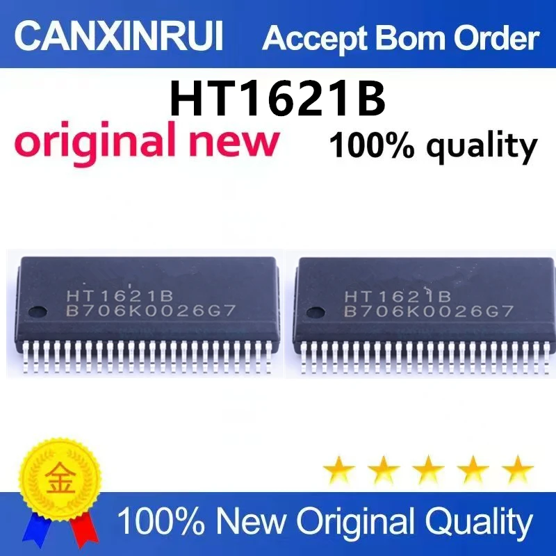 （5pcs-10pcs）New HT1621B LCD driver/RAM mapping/LCD chip SSOP48