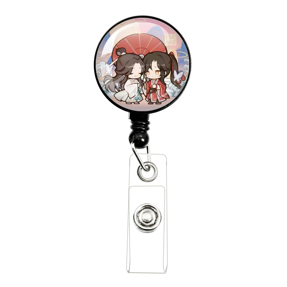 Carretel de Emblema Retrátil Anime, Tian Guan Ci Fu, Bênção do Oficial do Céu, Hua Cheng Xie Lian Character, Cosplay, Presentes de Jóias