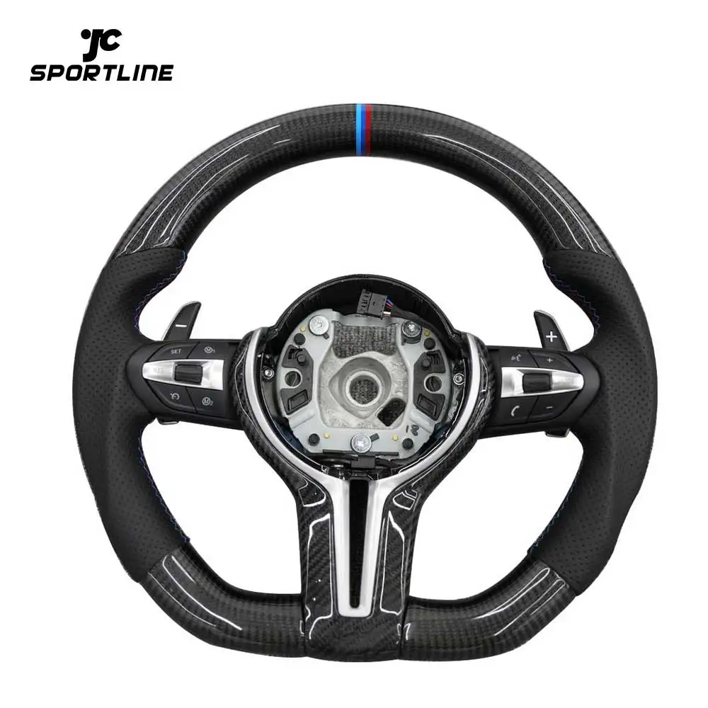 Custom F8x M2 M3 M4 Carbon Fiber Car Steering Wheel for BMW M5 M6 F10 F20 F22 F30 F32 F36 F06 F07 E70 Full Set