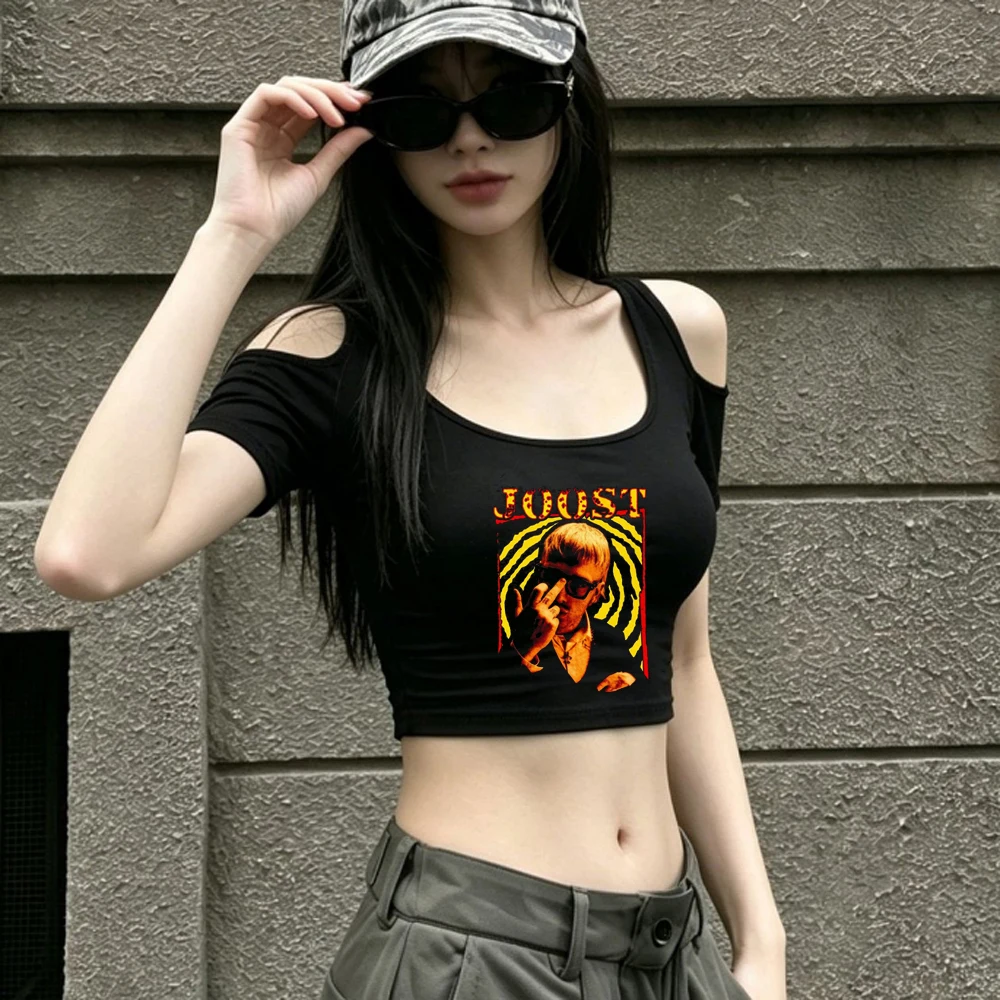 Joost Klein crop top teen meme goth cute scene  cutecore t shirt cutecore party y2k cheap dollette