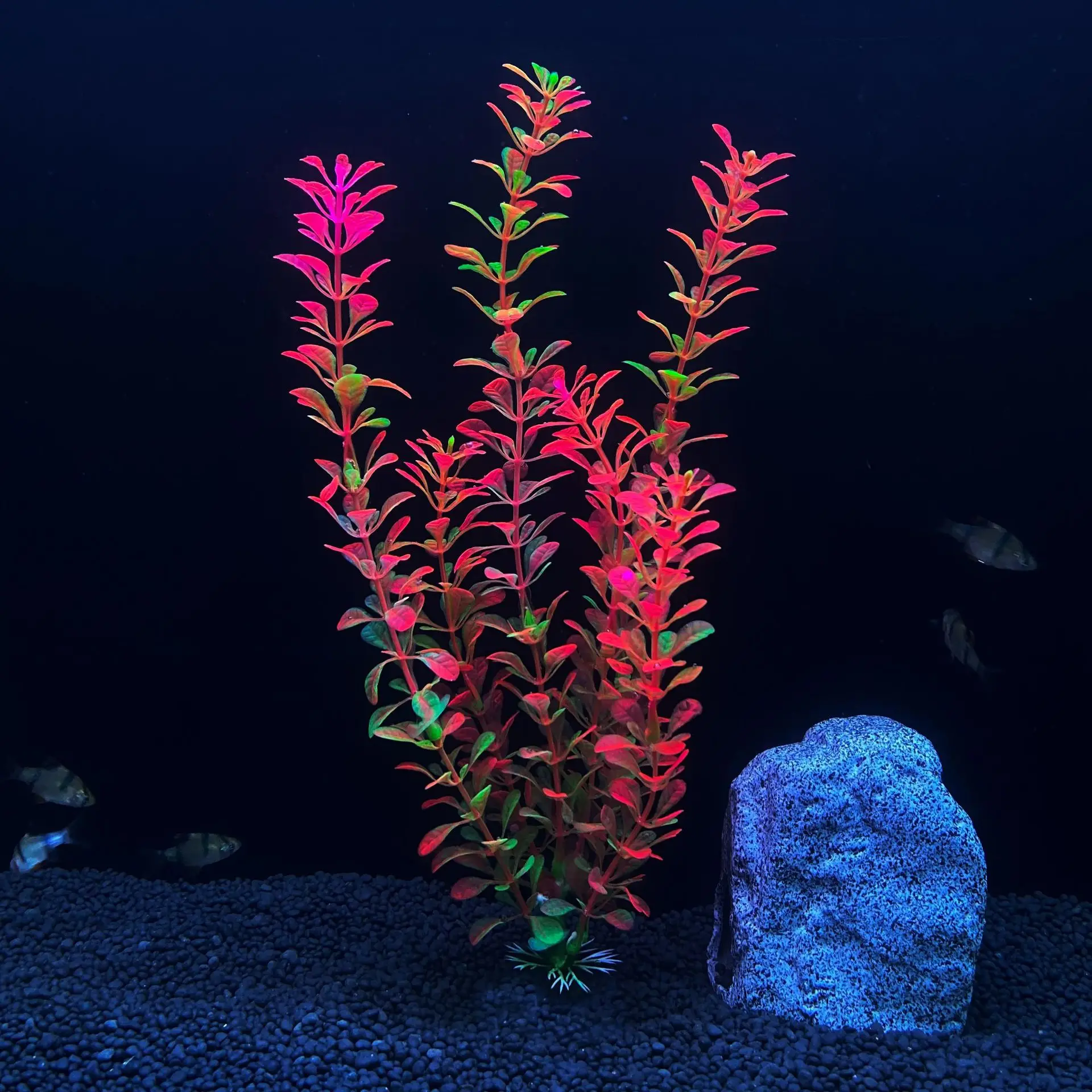 30cm High Aquarium Simulated Water Plants Fish Tank Landscaping Plastic Water Plants Micro Landscape Decoration