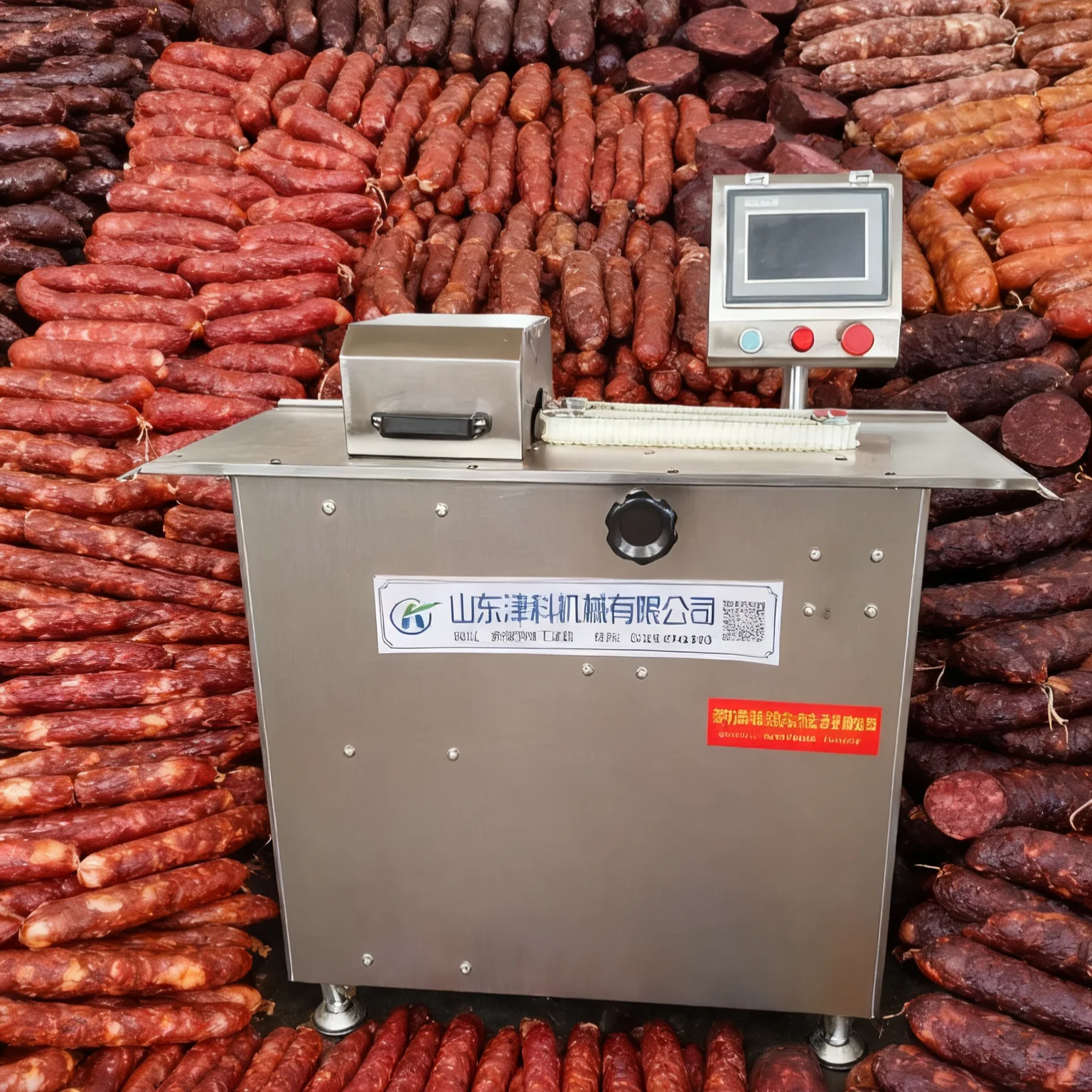 High-Capacity Automatic Sausage Tying Machine for Large Sausage Orders