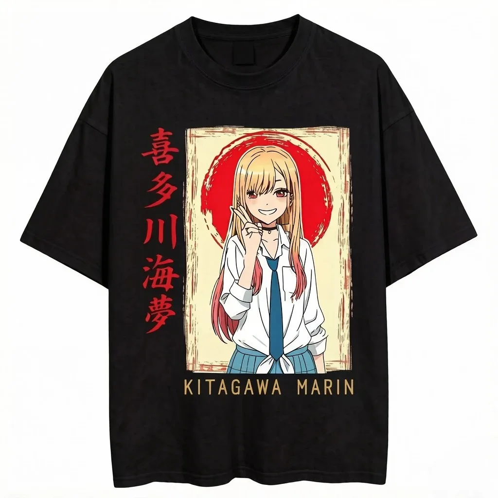 My Dress-Up Darling Marin Kitagawa Cute Anime Vintage Shirt, Otaku Style Shirt, Perfect Gift for Anime Fan Fashion Couple Outfit