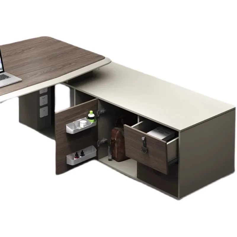 

Environmental protection president's desk, boss's office desk desk, simple and atmospheric