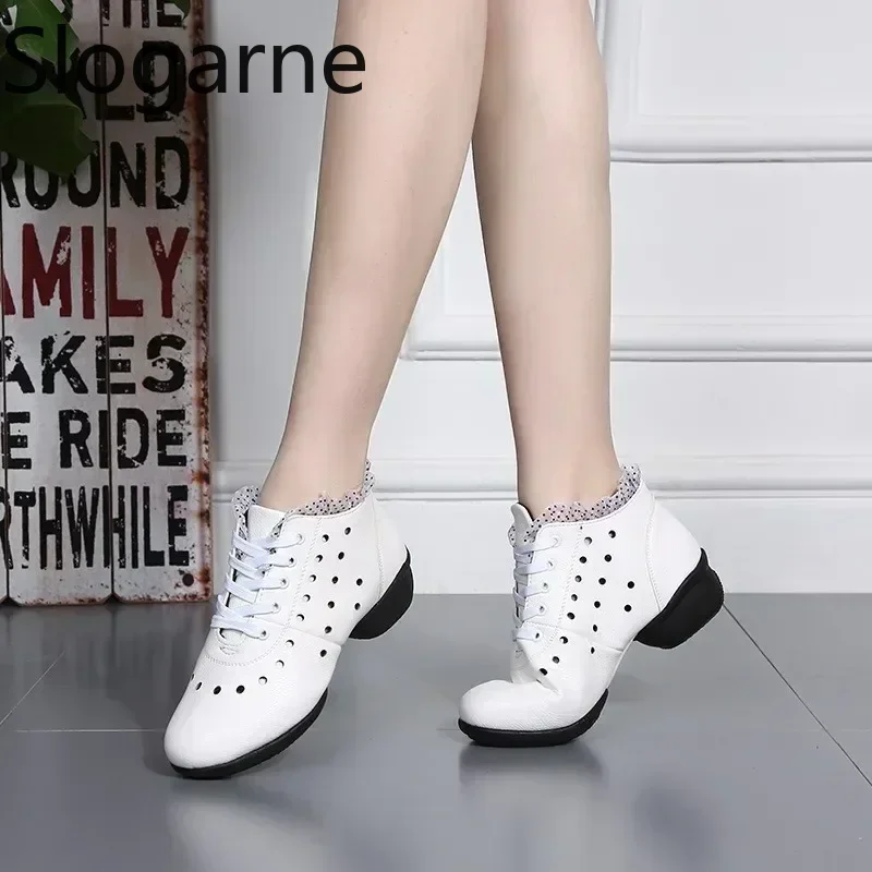 

Современная джазовая обувь, женская обувь на каблуке 4 см, уличная обувь для латинских бальных танцев, кожаная обувь для девочек, тренировочная обувь для йоги, одежда для сценических танцев