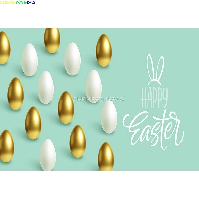 Easter Eggs Rabbit Photography Backdrops Photo Studio Props Child Baby Portrait Photo Backdrops  21128 FHJ-01