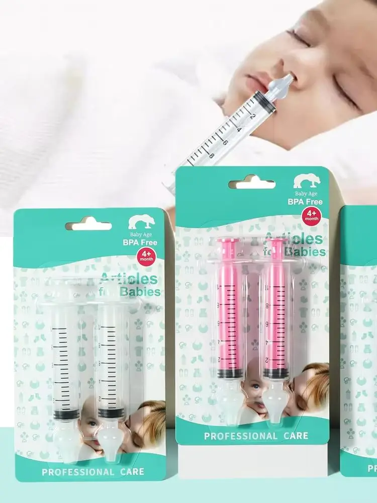 10ML/20ML Aspirator do nosa dla dzieci strzykawka dla niemowląt czyścik do nosa nieżyt nosa irygator do nosa do mycia nosa dla dzieci — zdjęcie 2