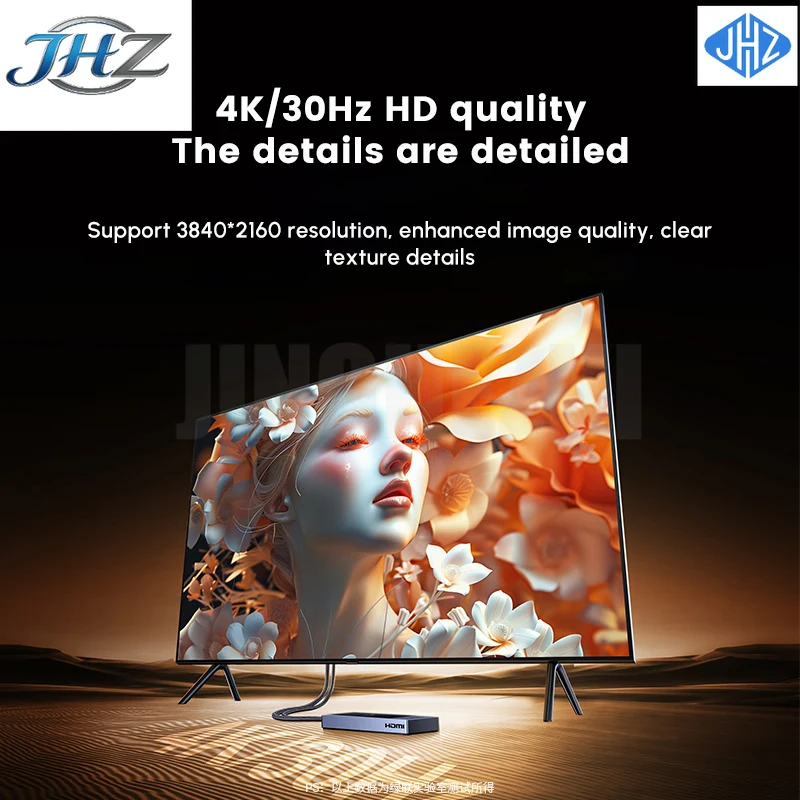 JHZ for TLF UGREEN Wireless HD-MI Extender Video Transmitter & Receiver Kit 5G 30M Transmits Display Dongle for TV PC PS5/4