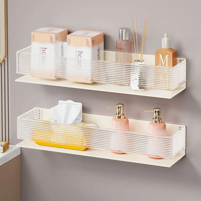 Custom Bathroom Vanity Storage Shelf Toilet Washroom Bathroom Organizer No-Drill Storage Rack