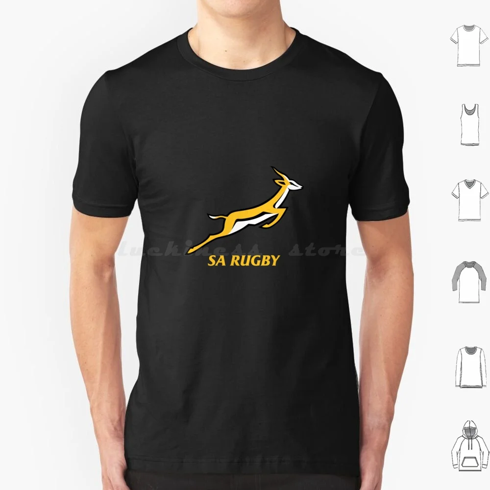 

Rugby T Shirt Cotton Men Women DIY Print Rugby South Africa Bokke Flag Africa Springbok Sport Sports African Braai 2019 Saffa